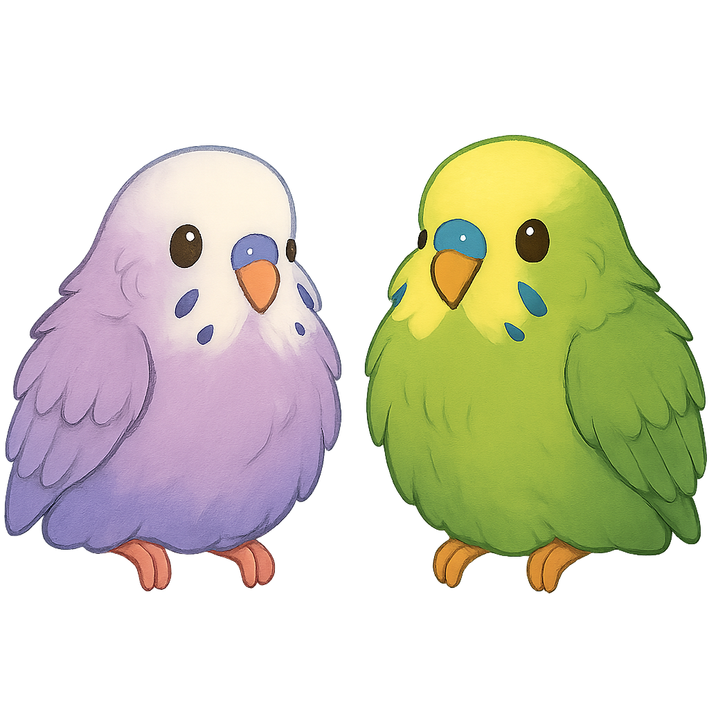 Two perched birds